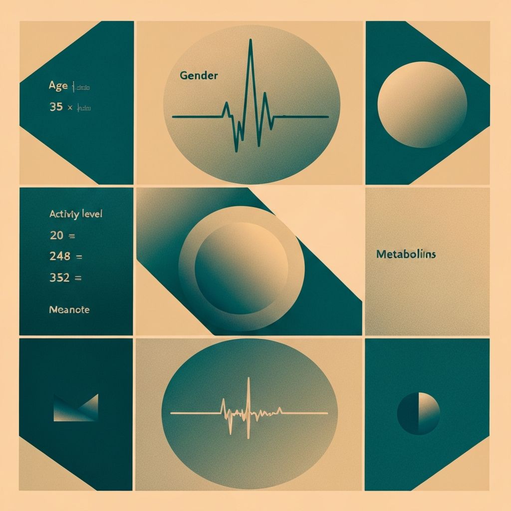 Wissenschaftliche Visualisierung der Faktoren, die den individuellen Makronährstoffbedarf beeinflussen
